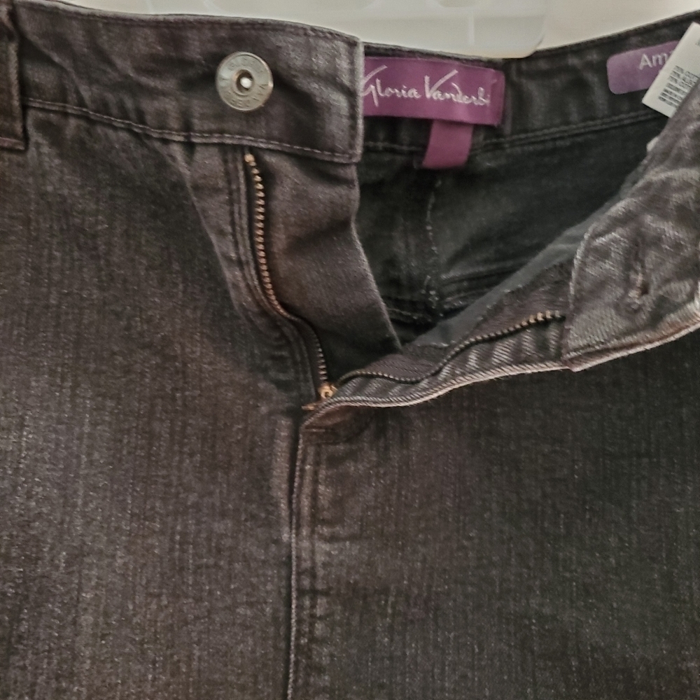 Gloria Vanderbilt Denim skirt Amanda skirt Size 12 - Picture 4 of 9